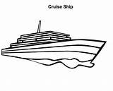 Cruise Ship Coloring Pages Netart sketch template