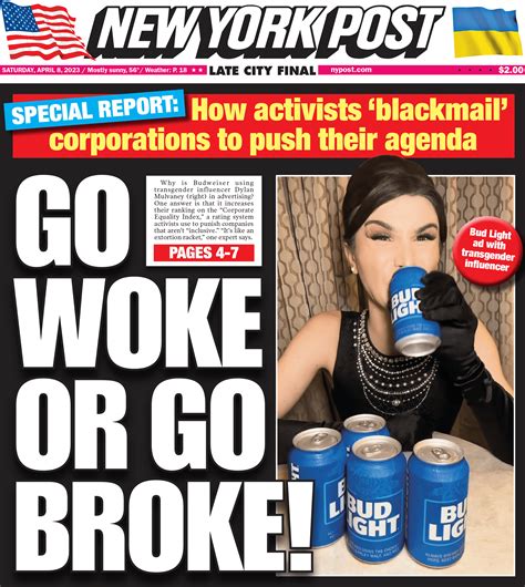 Ny Post Cover For April 8 2023 New York Post