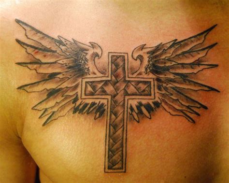 Cross Chest Tattoos Designs Ideas And Meaning Tattoos For You