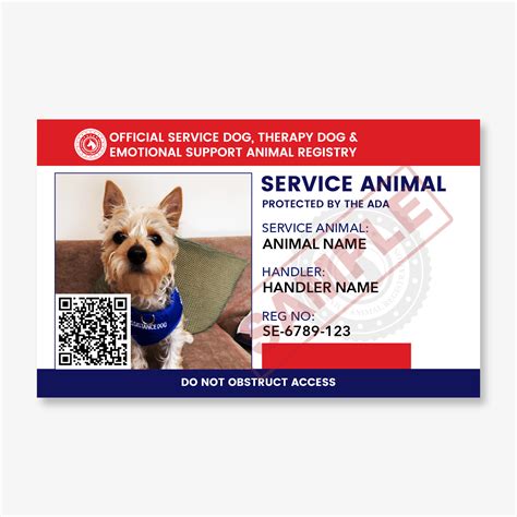 offcial esa registration esa service animal registry