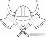 Helmet Vikings Outline Clipart Weapon Viking Drawing Axe Transparent Getdrawings Classroom Vector Gif Members Medium Available sketch template