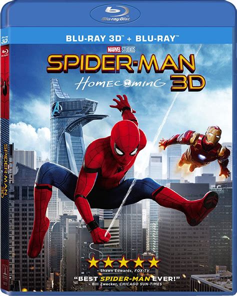 spider man homecoming [blu ray] uk dvd and blu ray