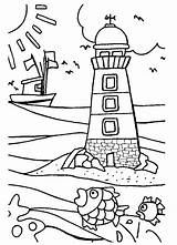 Zomer Vakantie Sommer Ausmalbilder Malvorlagen Vacances Sommerferien Mewarnai Musim Coloriage Panas Leuchtturm Animasi Malvorlage Bergerak Zee Dete Ausmalbild Vacanze Ausdrucken sketch template