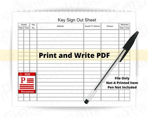 key sign  sheet fillable  print  write  files  letter