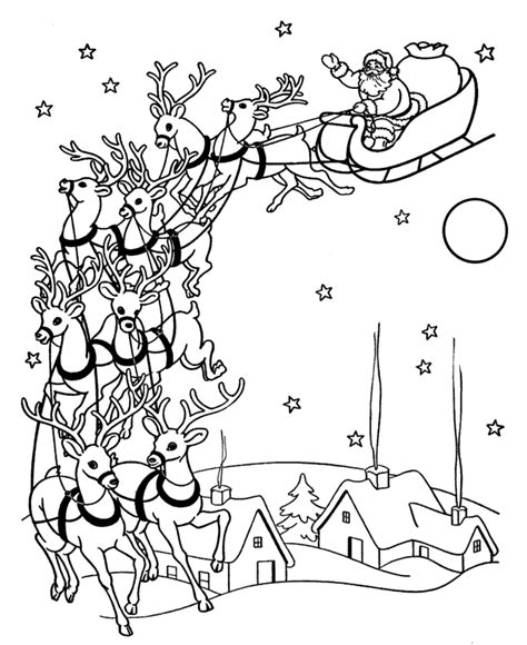 christmas elf  reindeer coloring pages