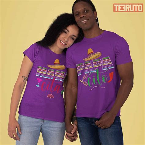 Papacito Mamacita Mexican Hat Couple Husband And Wife Matching