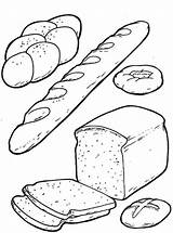 Brood Coloring Types Brot Soorten Kleurplaat Kleurplaten Votes Brotsorten sketch template