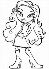 Coloring Pages Bratz Doll Drawing Hair Curly Girls Dolls Drawings Kids Color Printable Getcolorings Coloringpages234 Print Getdrawings Paintingvalley Bestappsforkids sketch template