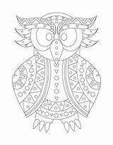 Chouette Hibou Coloriages sketch template