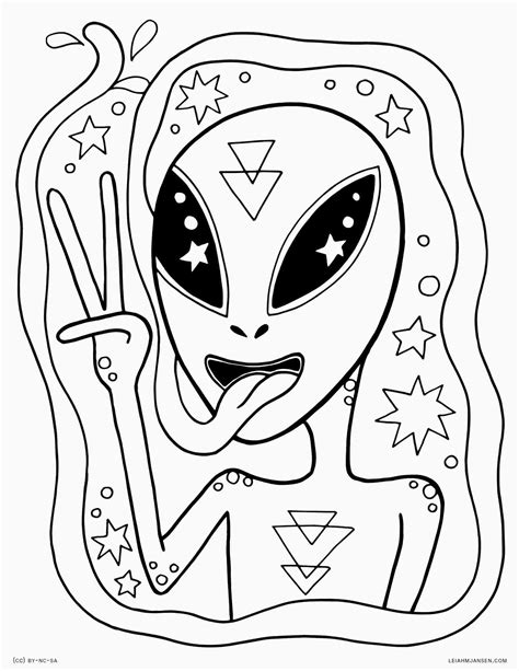 trippy alien coloring pages space coloring pages detailed coloring
