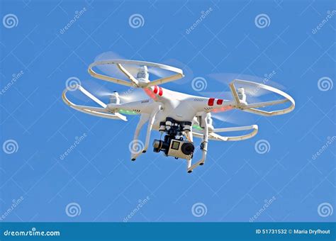 white drone  camera  sky stock photo image  quad modern
