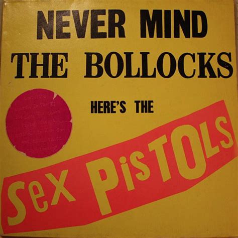 God Save The Sex Pistols Never Mind The Bollocks Germany First Pressing