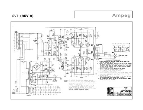 audio service manuals   ampeg svt power amp rev  schematic
