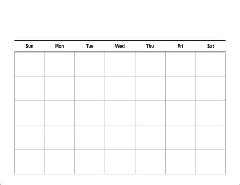 printable monthly work schedule template  printable