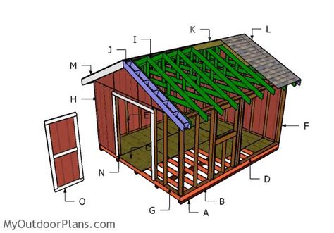 gable shed roof plans myoutdoorplans