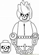 Lego Rider Coloring Ghost Pages Coloringpages101 Kids Template sketch template