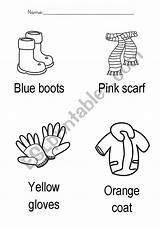 Clothes Color Worksheet Vocabulary Worksheets Preview sketch template