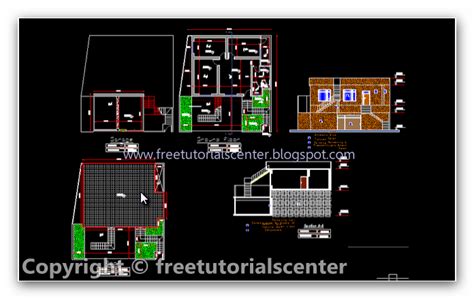 home plan autocad project home plan