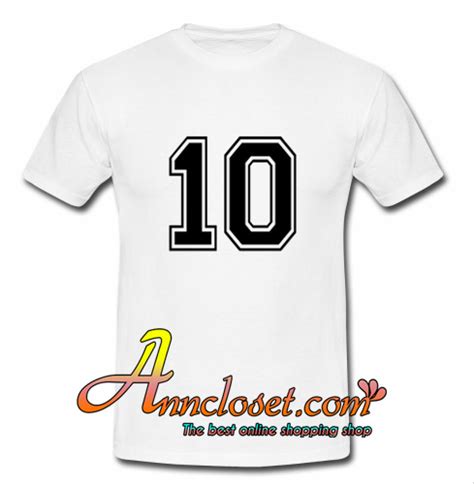 number   shirt annclosetcom