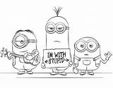 Coloringpagesonly Minions sketch template