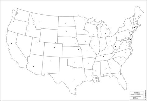 united states  america usa  map  blank map  outline