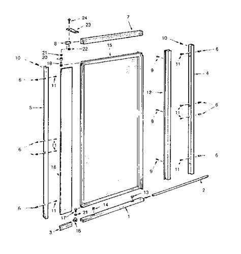 shower door frame replacement parts simpsons design hinged shower door  inline panel mm
