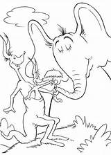Horton Hears Who Coloring Pages Colouring Elephant Kangaroo Print Jane Printable Trending Days Last Getcolorings Popular sketch template