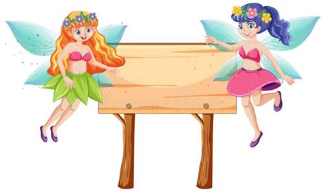 Wood Elf Fairy Tale Cartoon Character Stock Illustration