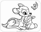 Bambi Thumper Coloring Pages Disneyclips sketch template