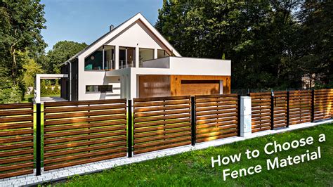 choose  fence material  pinnacle list