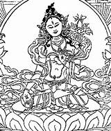 Tara Mantra Wildmind Calley Stepping Unlike Lotus Mantras sketch template