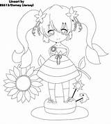 Miku Lineart Hatsune sketch template