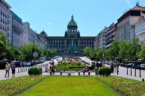 Prague Wenceslas Square Václavské Náměstí National M… Flickr