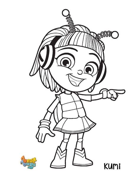 top  beat bugs coloring pages