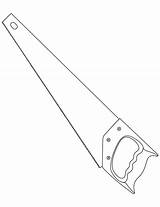 Coloring Pages Handsaw Kids sketch template
