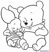 Pooh Coloring Baby Pages Winnie Disney Bear Para Colorear Bebe Dibujos Characters Friends Piglet Babies Cute Gif Az Drawing Coloringhome sketch template