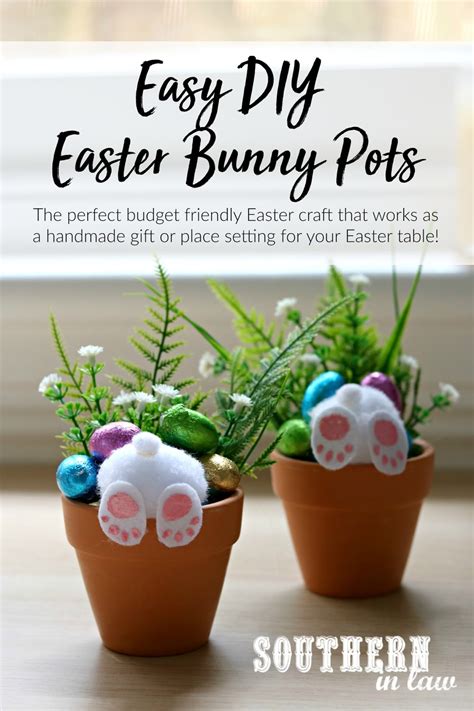 southern  law      curious easter bunny pots