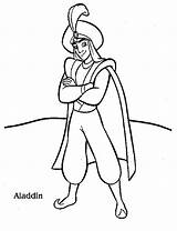 Coloring Aladdin Pages sketch template