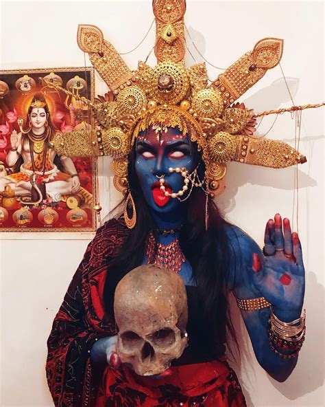 Jai Mata Kali Psychedelic Makeup Psychedelic Art Kali