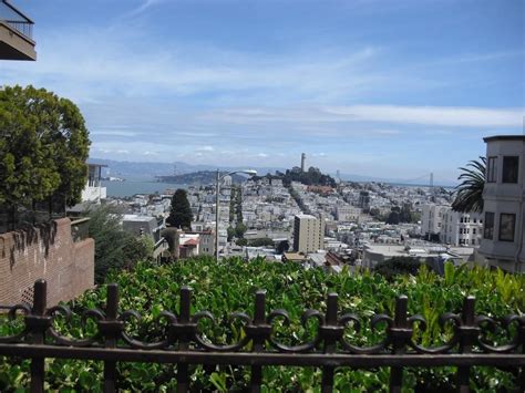 view   top  lombard street  incredibly rare picture