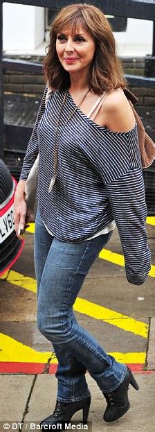carol vorderman brushes age off the shoulder by showing off some skin daily mail online