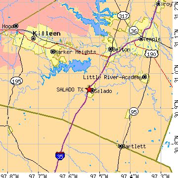 salado texas tx population data races housing economy