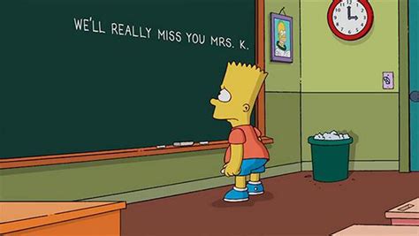 The Simpsons Pay Tribute To Marcia Wallace With Chalkboard