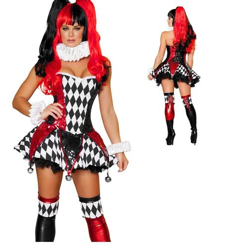 hot sale adult clown costumes for women circus clown