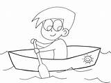 Barca Colorat Barco Menino Canoe Canot Copil Dominical Infantil Copii Transporte Chaloupe sketch template