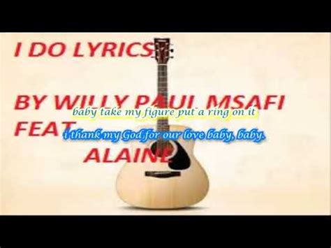lyrics  willy paul feat alaine youtube
