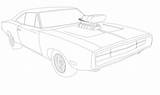 Dodge Charger Coloring Fast Pages Car 1970 Cars 1969 Skyline R34 Furious Drawing Challenger Drift Toretto Dom Drawings Brian Color sketch template