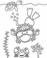 Diver Topcoloringpages sketch template