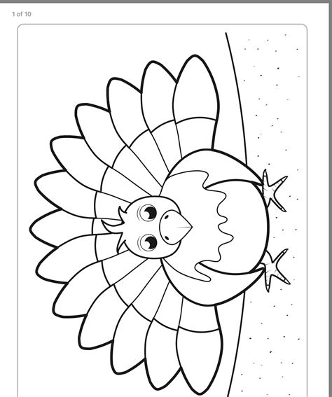 printable thanksgiving coloring pages  preschoolers