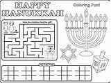 Hanukkah Kids Printable Placemats Activities Coloring Activity Pages Maze Printables Color Fun Sheet Sheknows Menorah Crafts Placemat Jewish Choose Board sketch template